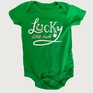 GEORGE | "Lucky Little Dude" One-Piece Bodysuit